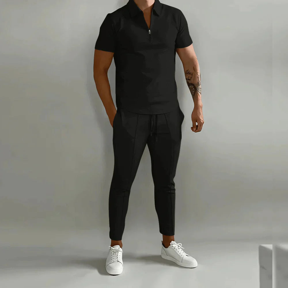 Malco® | Elegant Men'S Set Consisting Of A Polo And Elegant Trousers