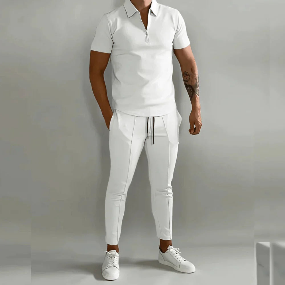 Malco® | Elegant Men'S Set Consisting Of A Polo And Elegant Trousers