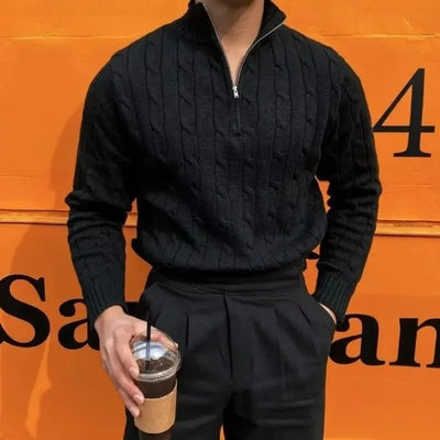 Arístides | Knit Half Zip Sweater