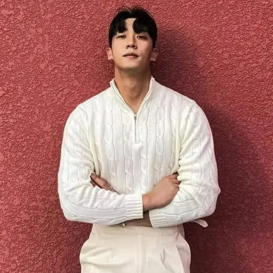 Arístides | Knit Half Zip Sweater