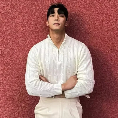 Arístides | Knit Half Zip Sweater