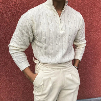 Arístides | Knit Half Zip Sweater