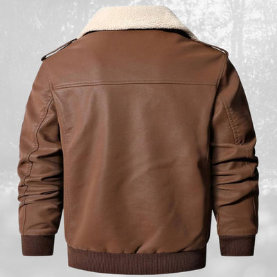 Celino | Sherpa collar flight jacket for men
