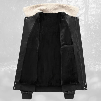 Celino | Sherpa collar flight jacket for men