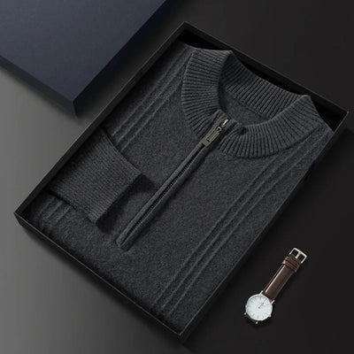 Aurelio | Zip Wool Sweater
