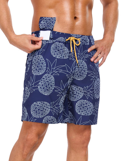 Tomás® | 2 In 1 Pineapple Print Swim Shorts