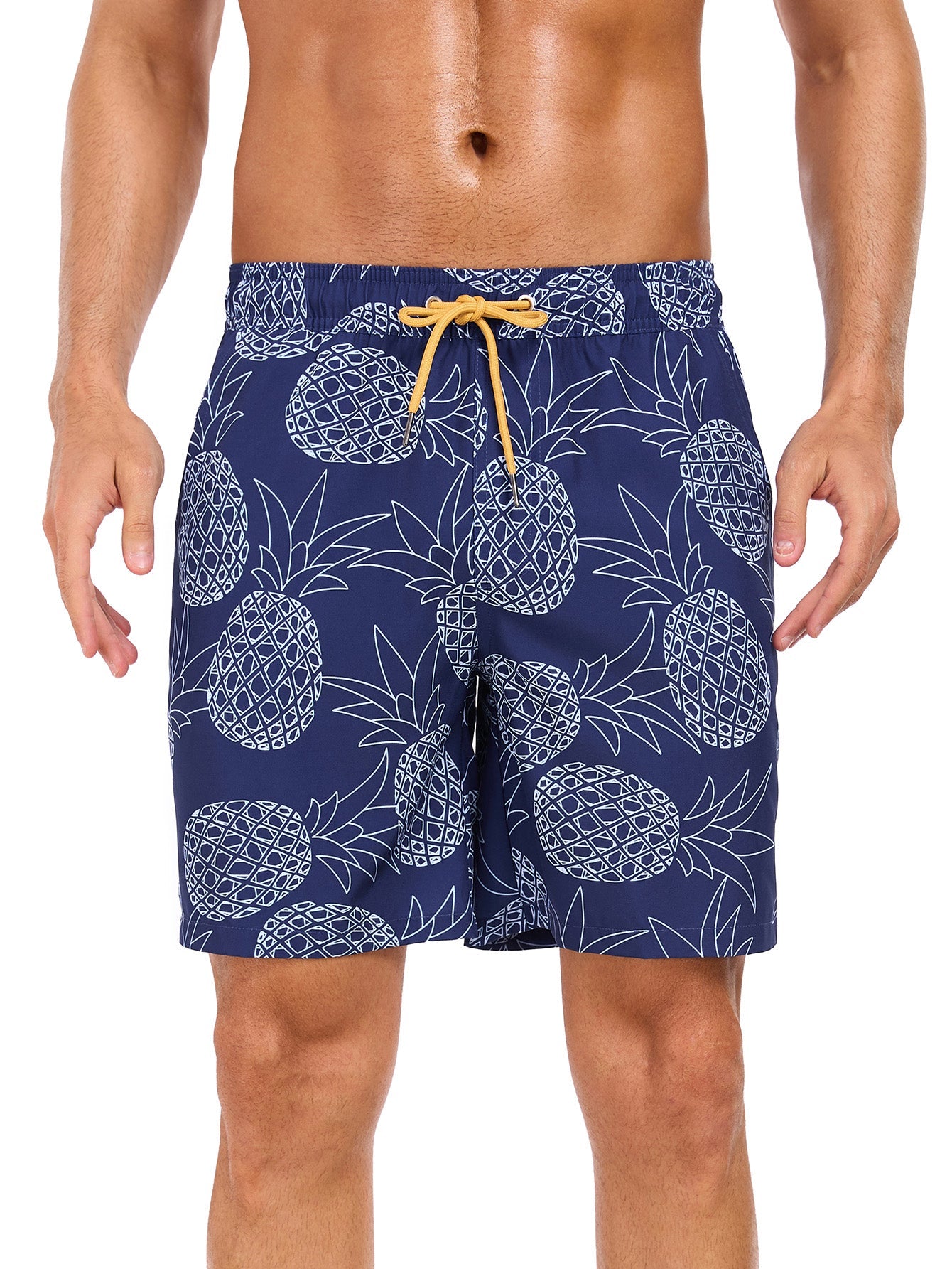 Aciano® | 2 In 1 Pineapple Print Swim Shorts