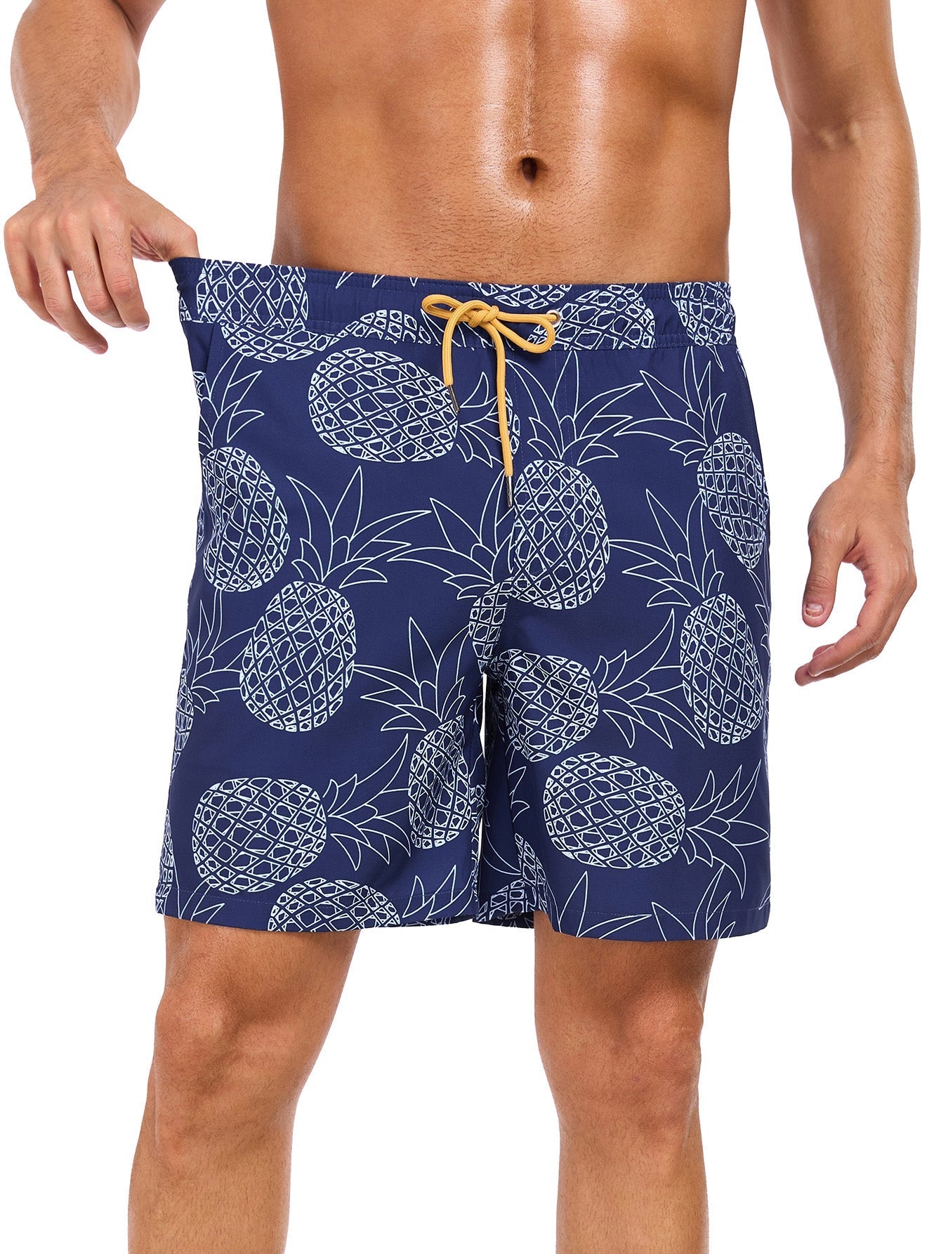 Aciano® | 2 In 1 Pineapple Print Swim Shorts