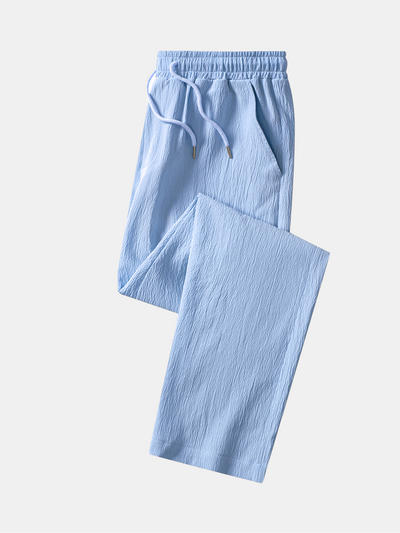 Yago® | Wrinkle Textured Straight Leg Pants
