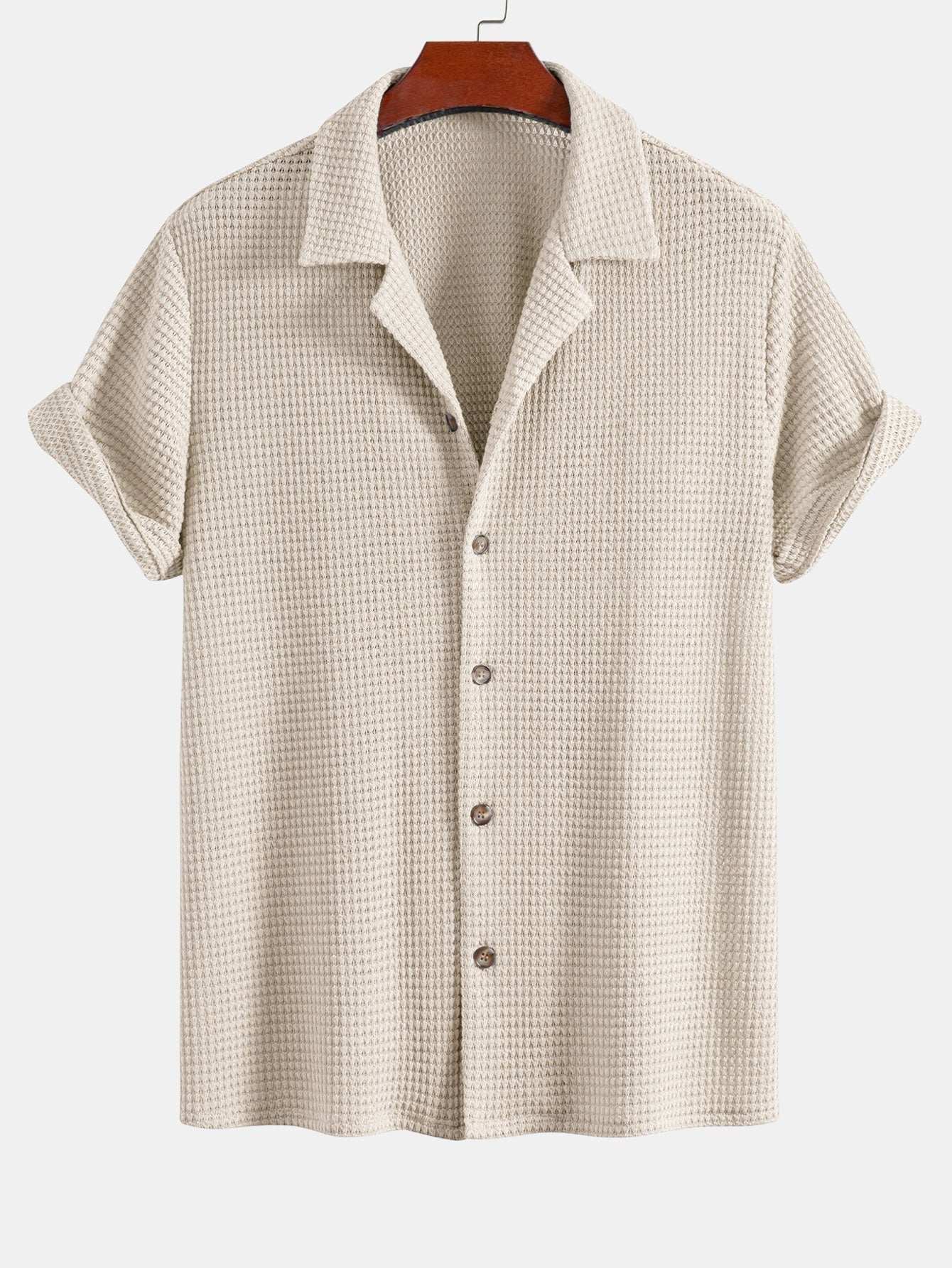 Josué® | Textured Cuban Shirt & Straight Leg Linen Pants