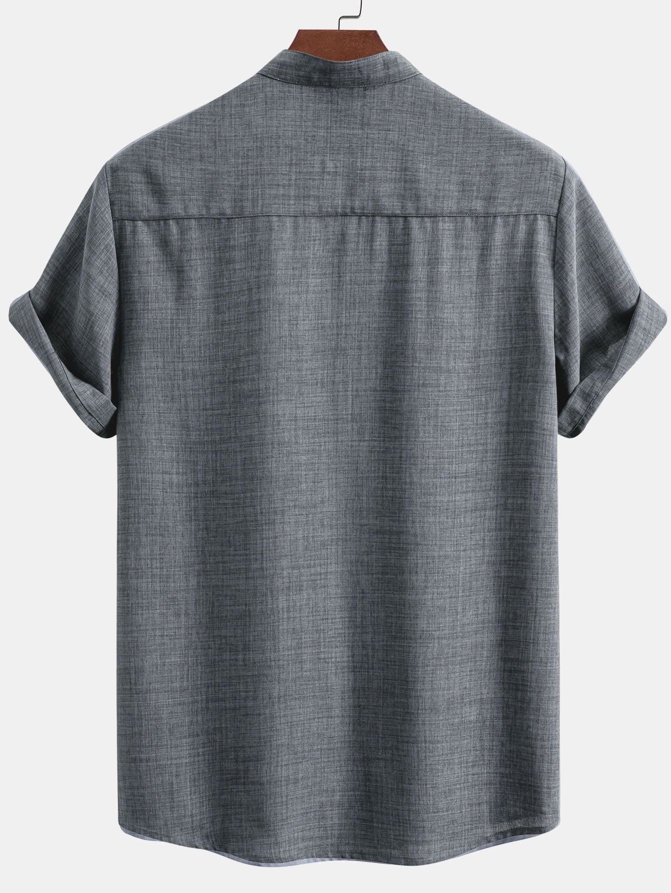 Yared® | Short Sleeve Stand Collar Shirt