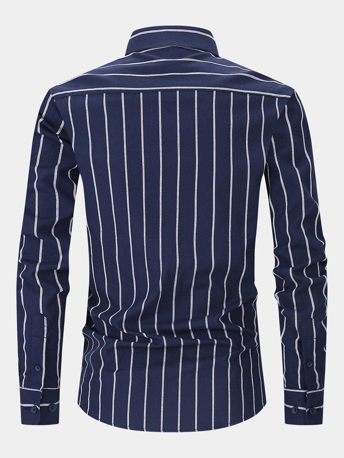 León® | Long Sleeve Stripe Cotton Button Up Shirt