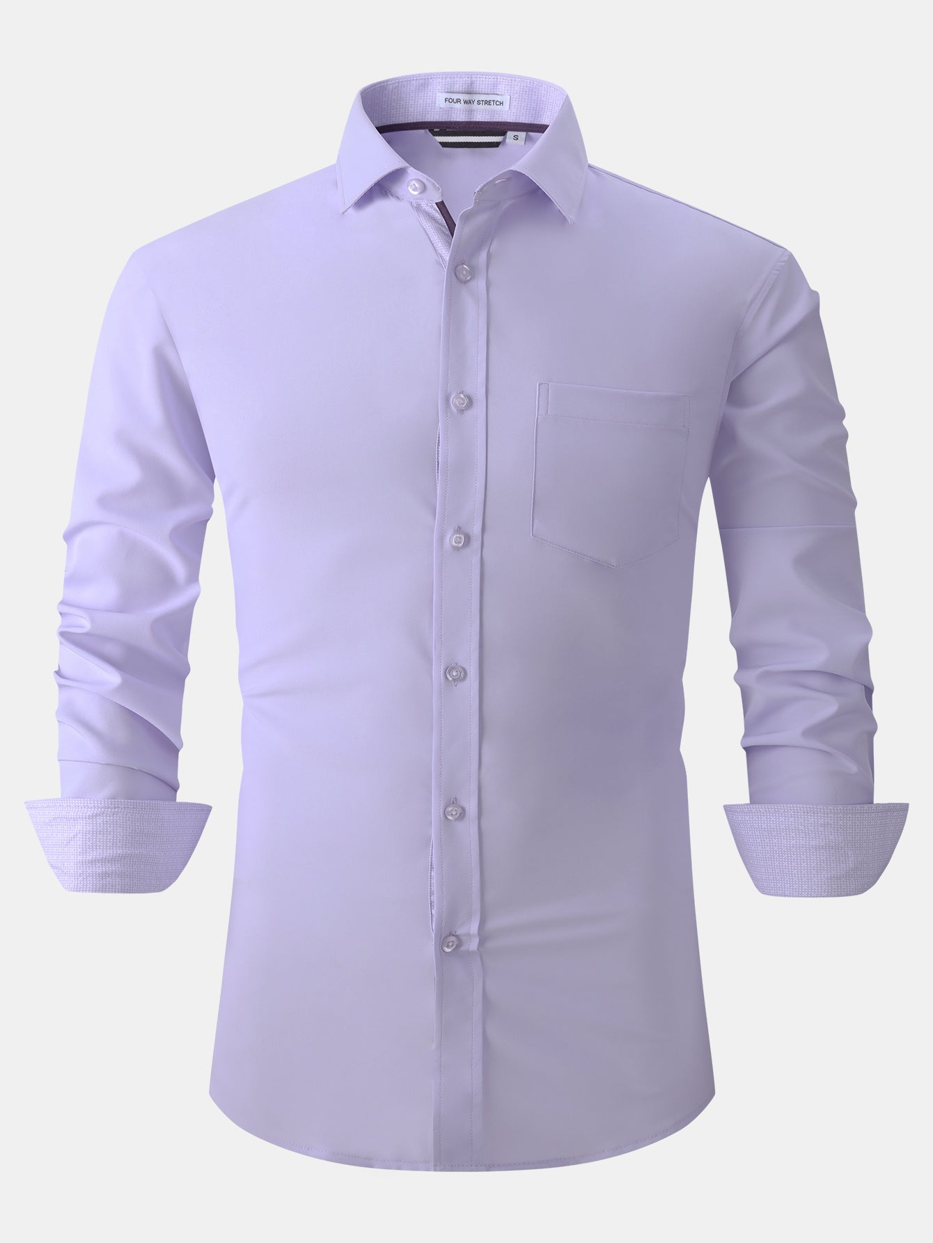 Dalmacio® | Long Sleeve Contrast Dress Shirt