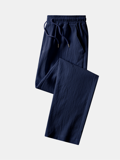 Yago® | Wrinkle Textured Straight Leg Pants