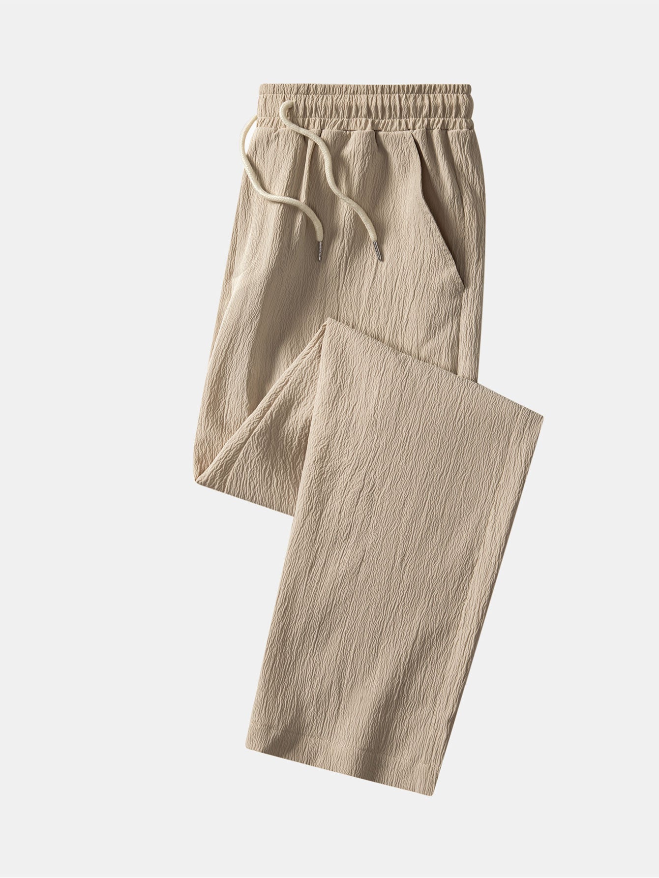 Yago® | Wrinkle Textured Straight Leg Pants