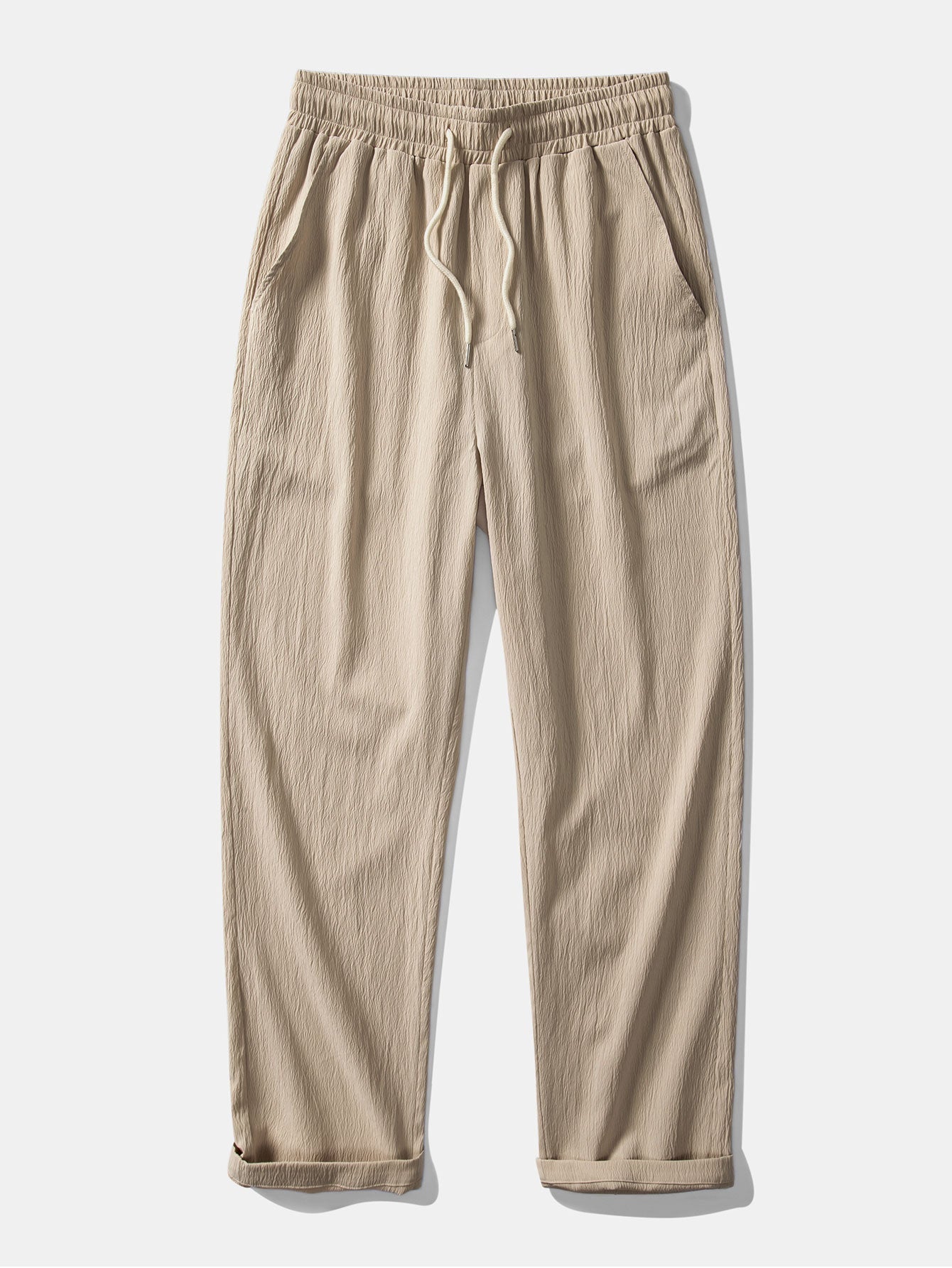 Aedon® | Textured Contrast Cuban Shirt & Straight Leg Pants