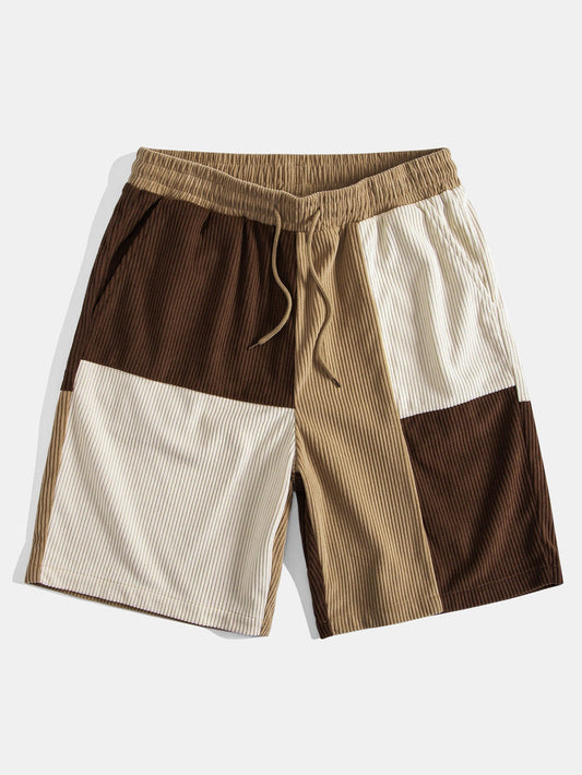 Florencio® | Colorblock Corduroy Shorts