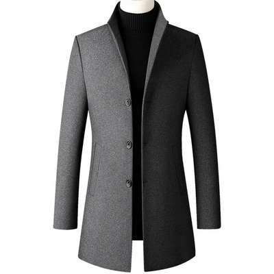 Oleg | Men's two-tone winter coat - elegant comfort for cold days