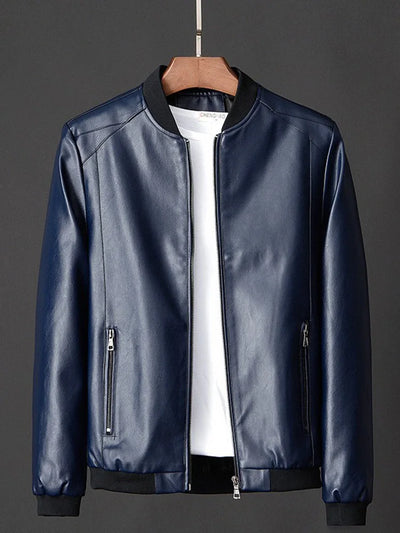 Raiden | Men's leather jacket bomber statement style
