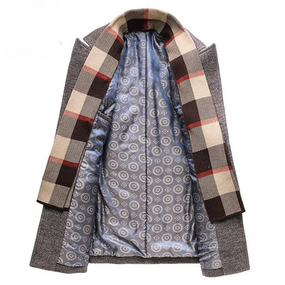 Othello | Men's Classic Wool Coat - Elegant Winter Fashion with Lining