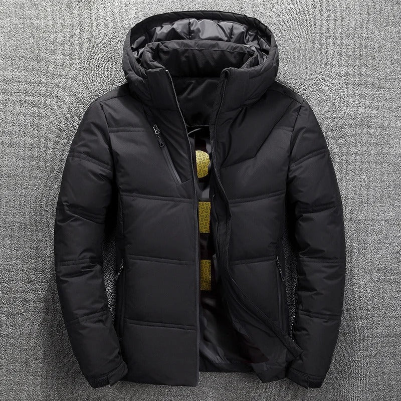 Tomer | Warm men's winter jacket with down filling