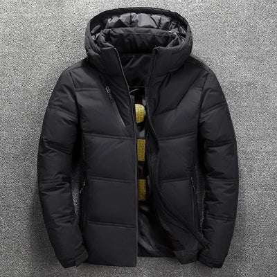 Tomer | Warm men's winter jacket with down filling