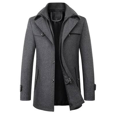 Siro | Men's Waterproof Business Winter Coat - Elegant and Warm