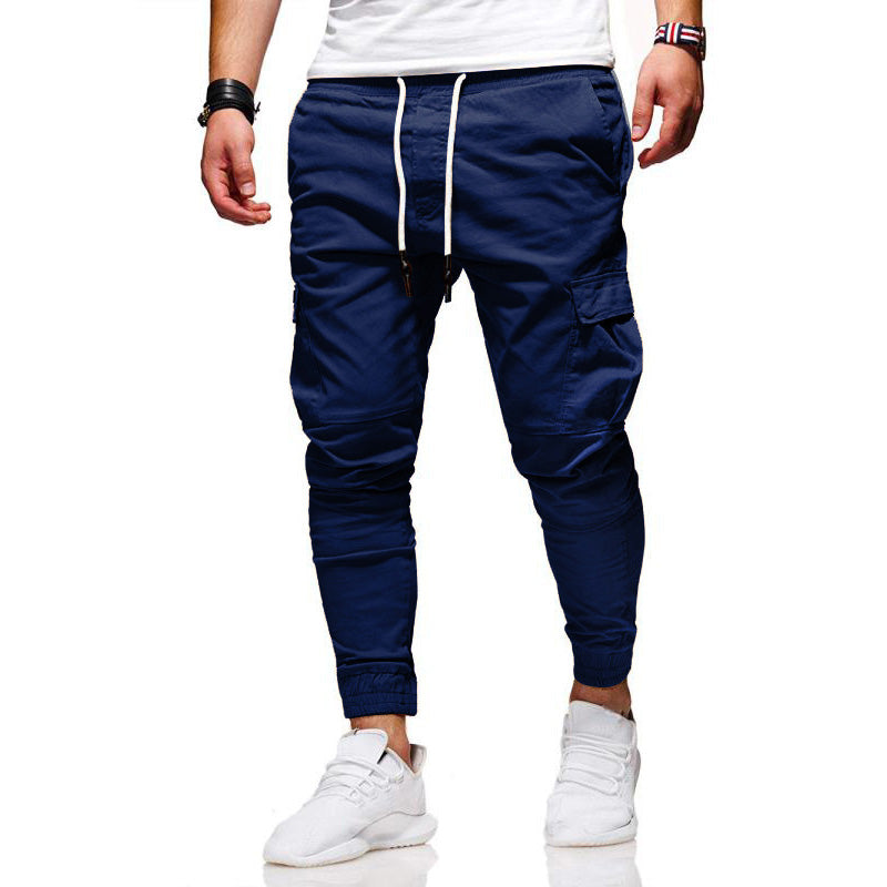 Yusuf® | Solid Color Casual Drawstring Sweatpants