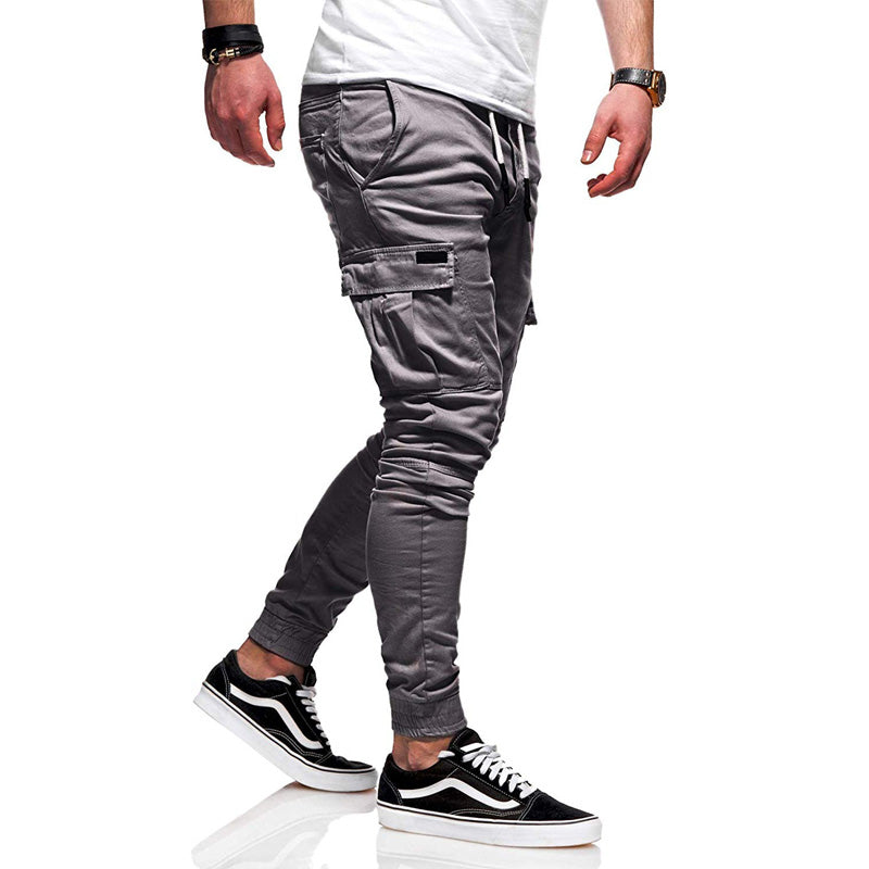 Yusuf® | Solid Color Casual Drawstring Sweatpants