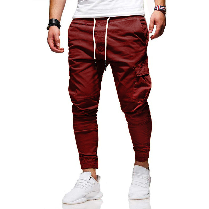 Yusuf® | Solid Color Casual Drawstring Sweatpants