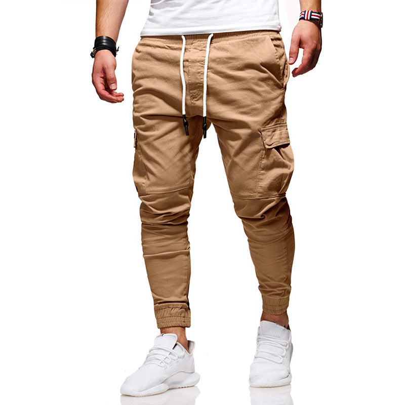 Yusuf® | Solid Color Casual Drawstring Sweatpants