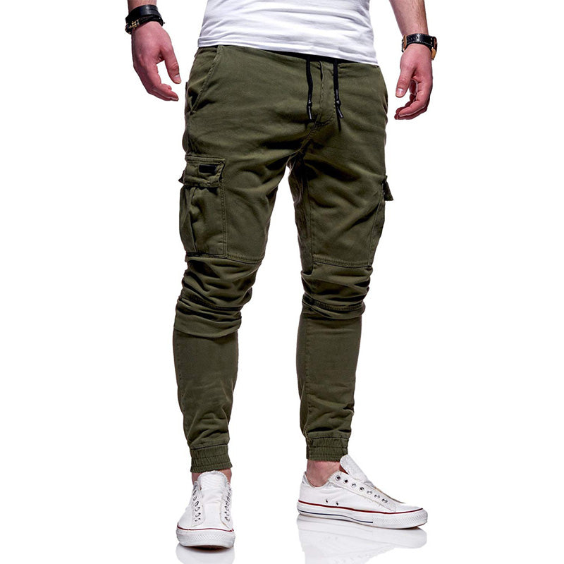 Yusuf® | Solid Color Casual Drawstring Sweatpants