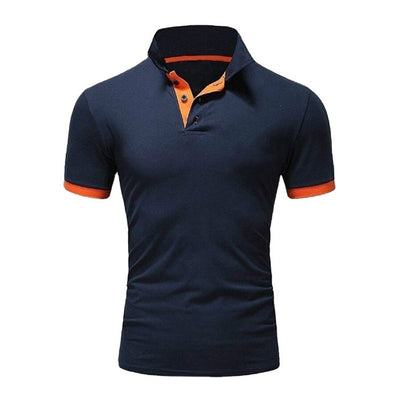 Kaelan® | Plain Short-Sleeved Polo Shirt For Men