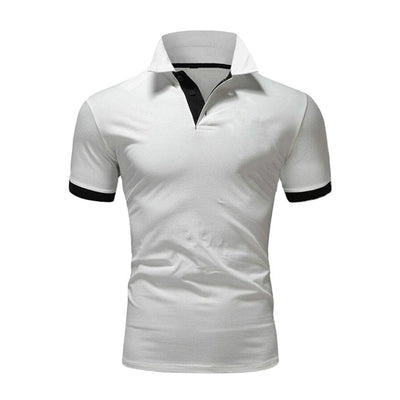 Kaelan® | Plain Short-Sleeved Polo Shirt For Men