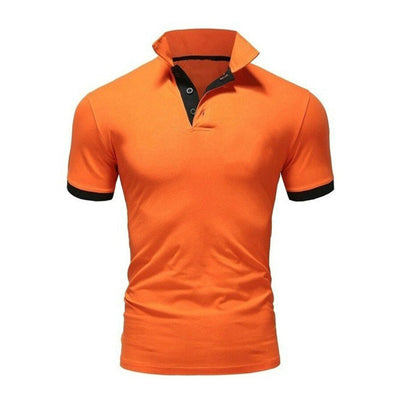 Kaelan® | Plain Short-Sleeved Polo Shirt For Men