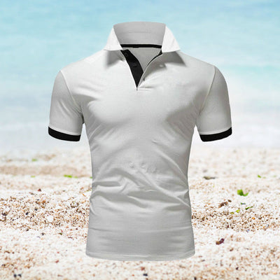 Kaelan® | Plain Short-Sleeved Polo Shirt For Men