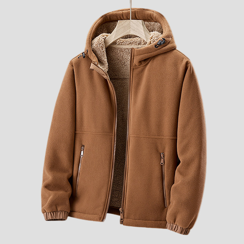Damaris | Holger – Warm jacket with hood for cold days