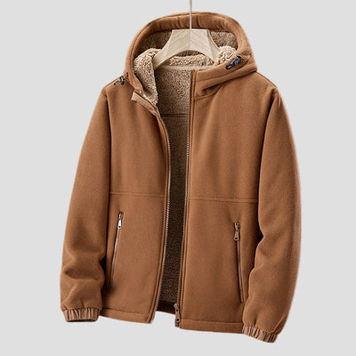 Damaris | Holger – Warm jacket with hood for cold days