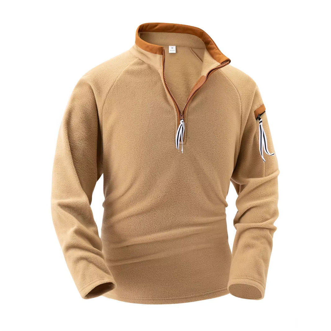 Conor | Helmut – Elegant sweater with stand-up collar