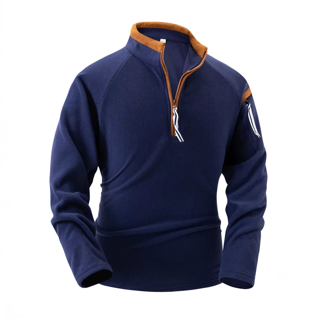 Conor | Helmut – Elegant sweater with stand-up collar