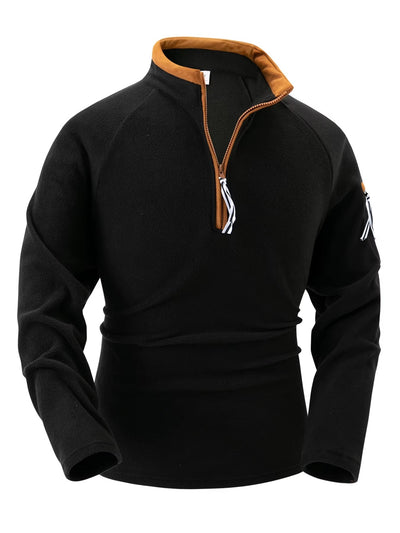 Conor | Helmut – Elegant sweater with stand-up collar