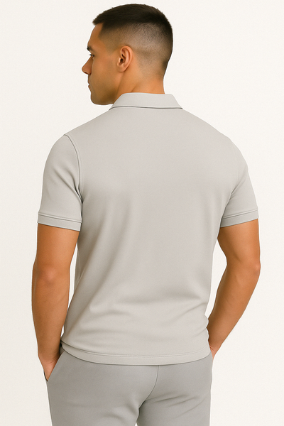 Lucas | MODERN POLO SHIRT WITH MID-ZIP