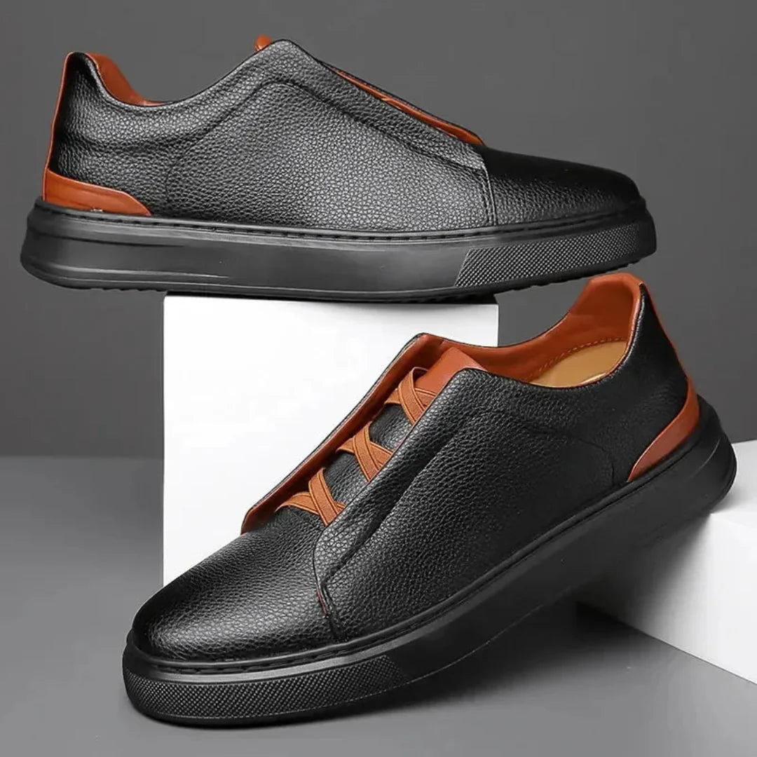 Jano | Elias Luxe Crossover Leather Sneakers