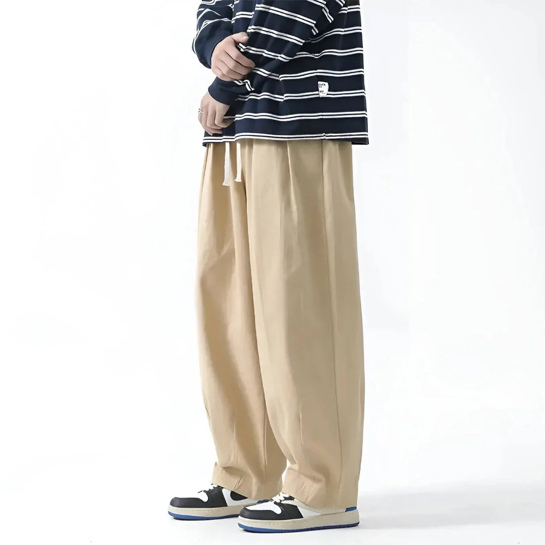 Filiberto | Elliott Oversized Pleated Cotton Pants