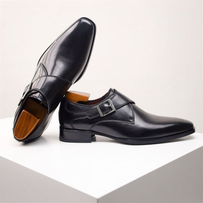 Crosby | Emiliano Classic Buckle Dress Shoes