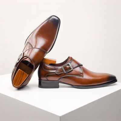Crosby | Emiliano Classic Buckle Dress Shoes
