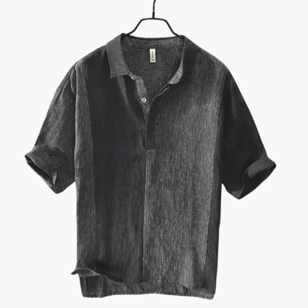 Plácido | Tone Button Down Linen Shirt