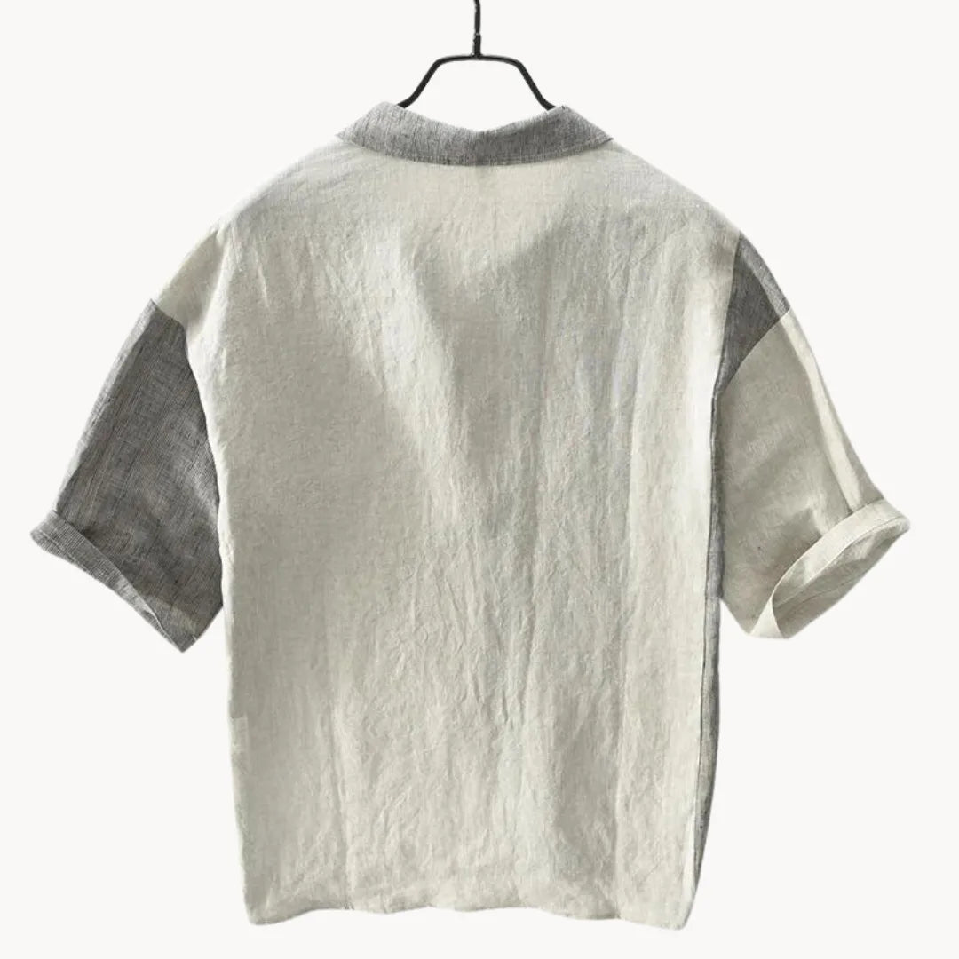 Plácido | Tone Button Down Linen Shirt