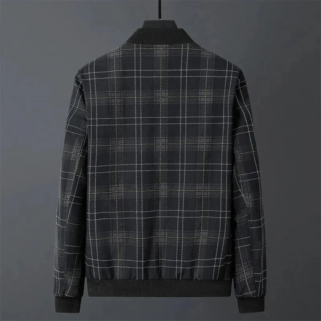 Lope | Eric Plaid Bomber Jacket