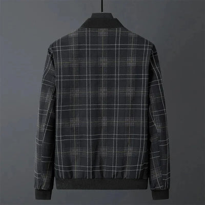 Lope | Eric Plaid Bomber Jacket